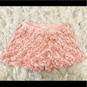 Light Pink Lemon Loves Lime Ruffle Shorts
